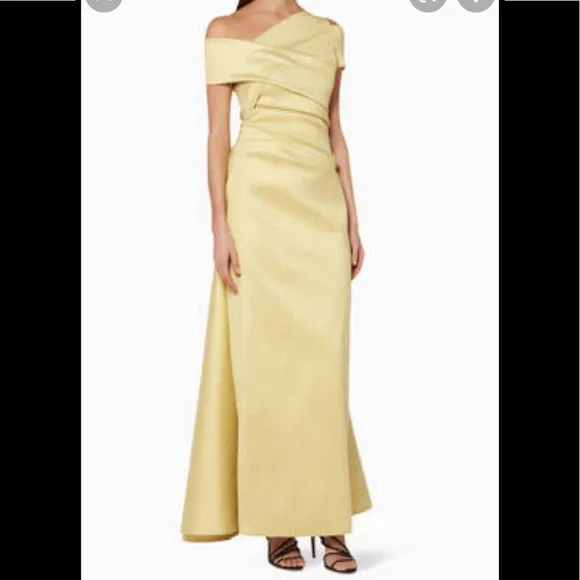 Talbot Runhoff | Dresses | Talbot Runholf Oneshoulder Gown | Poshmark